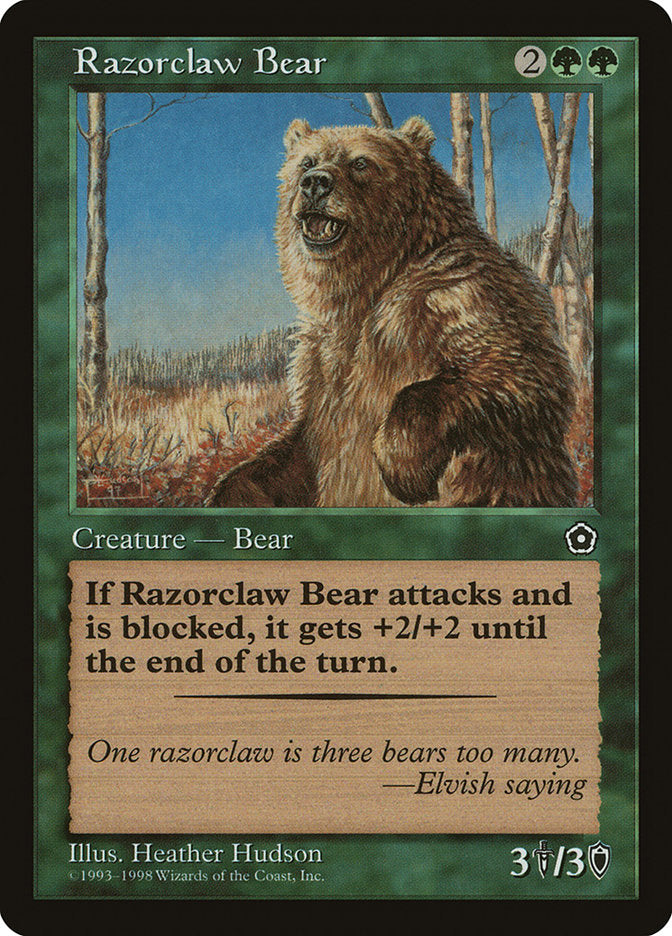Razorclaw Bear [Portal Second Age] | Arkham Games and Comics