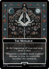 The Monarch // Treasure Double-Sided Token [The Lord of the Rings: Tales of Middle-Earth Commander Tokens] | Arkham Games and Comics