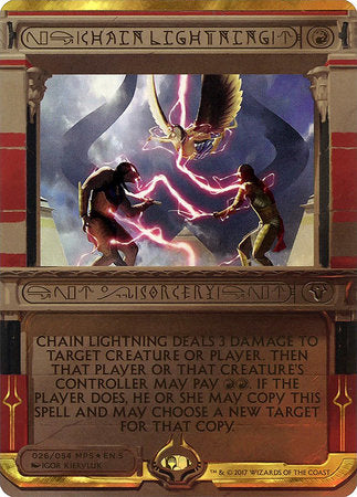 Chain Lightning [Amonkhet Invocations] | Arkham Games and Comics