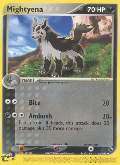 Mightyena (42/109) [EX: Ruby & Sapphire] | Arkham Games and Comics