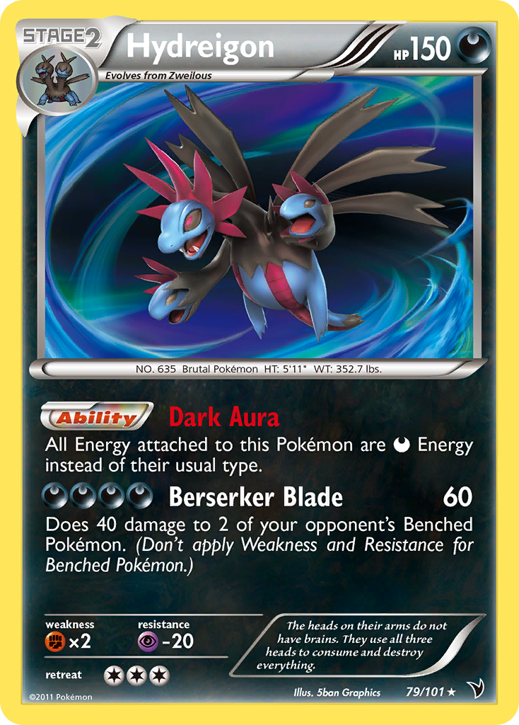 Hydreigon (79/101) [Black & White: Noble Victories] | Arkham Games and Comics