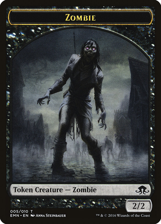 Zombie (005/010) [Eldritch Moon Tokens] | Arkham Games and Comics