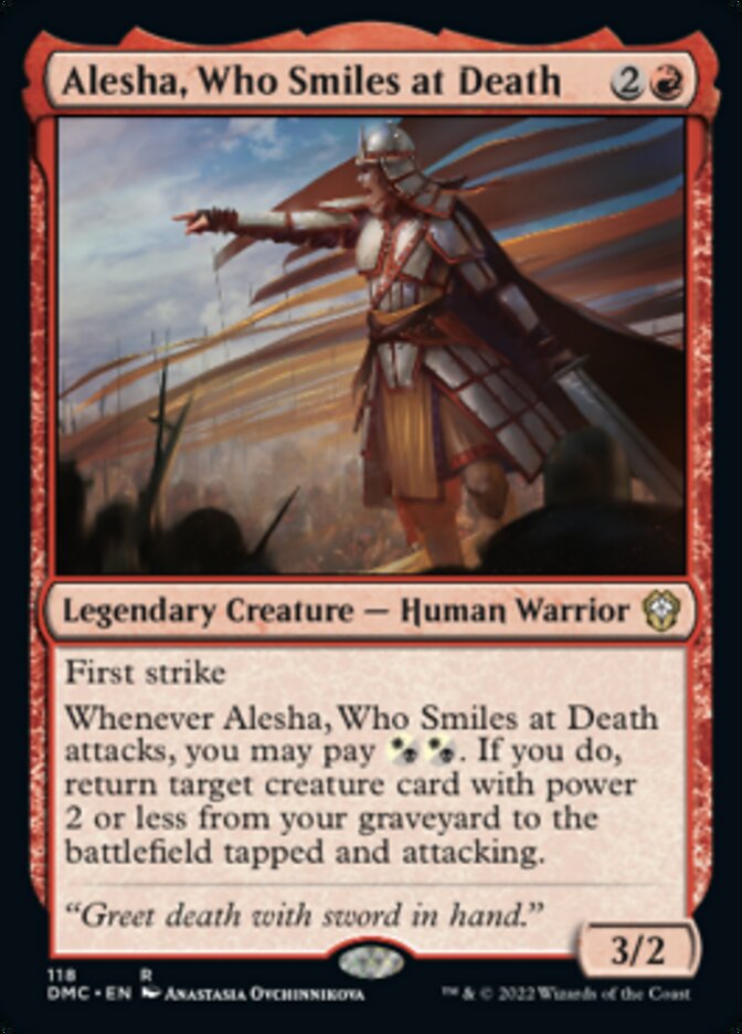 Alesha, Who Smiles at Death [Dominaria United Commander] | Arkham Games and Comics