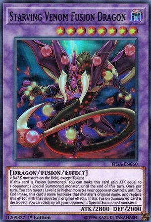 Starving Venom Fusion Dragon [FIGA-EN060] Super Rare | Arkham Games and Comics