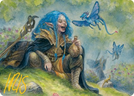 Feywild Trickster Art Card (Gold-Stamped Signature) [Dungeons & Dragons: Adventures in the Forgotten Realms Art Series] | Arkham Games and Comics