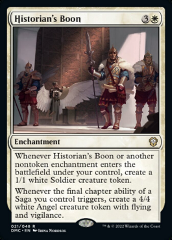 Historian's Boon [Dominaria United Commander] | Arkham Games and Comics