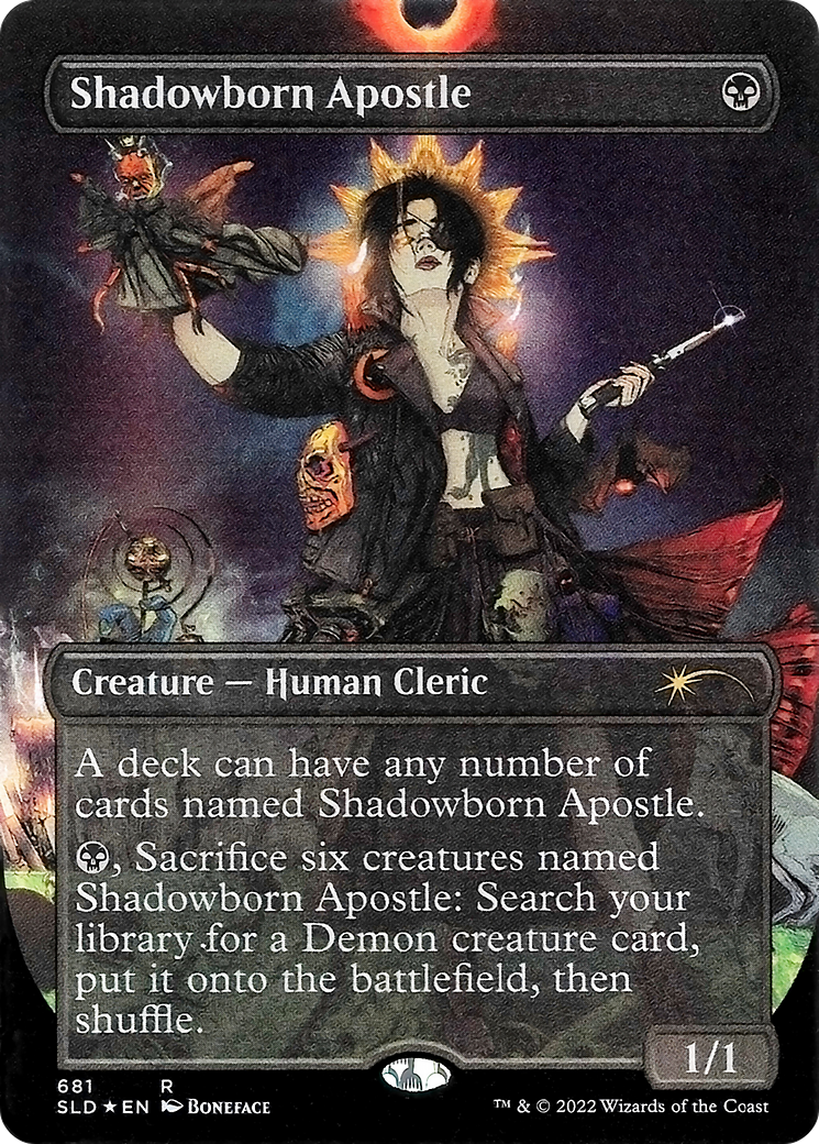 Shadowborn Apostle (681) (Borderless) [Secret Lair Drop Promos] | Arkham Games and Comics