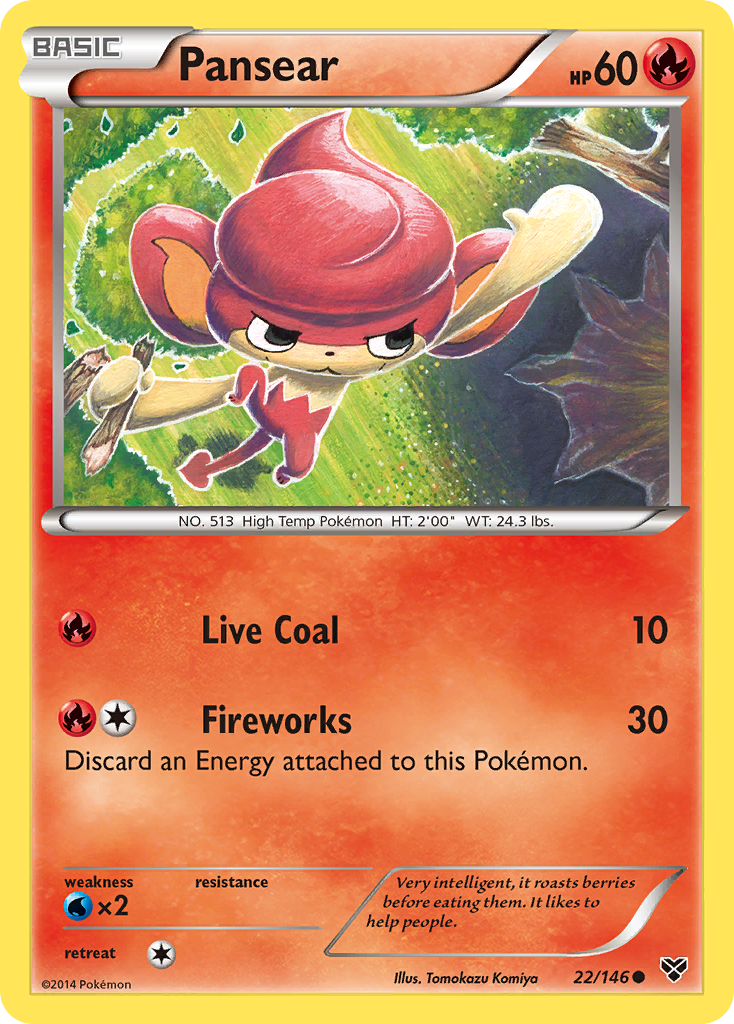 Pansear (22/146) [XY: Base Set] | Arkham Games and Comics