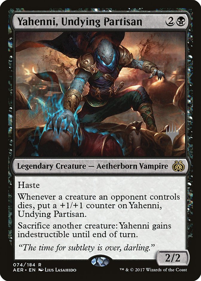 Yahenni, Undying Partisan (Promo Pack) [Aether Revolt Promos] | Arkham Games and Comics