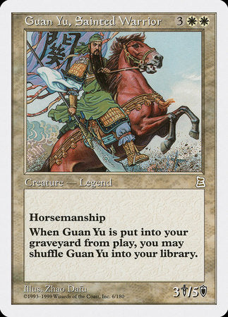 Guan Yu, Sainted Warrior [Portal Three Kingdoms] | Arkham Games and Comics