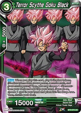 Terror Scythe Goku Black [BT3-075] | Arkham Games and Comics