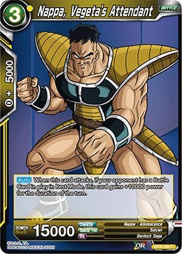 Nappa, Vegeta's Attendant [BT3-102] | Arkham Games and Comics