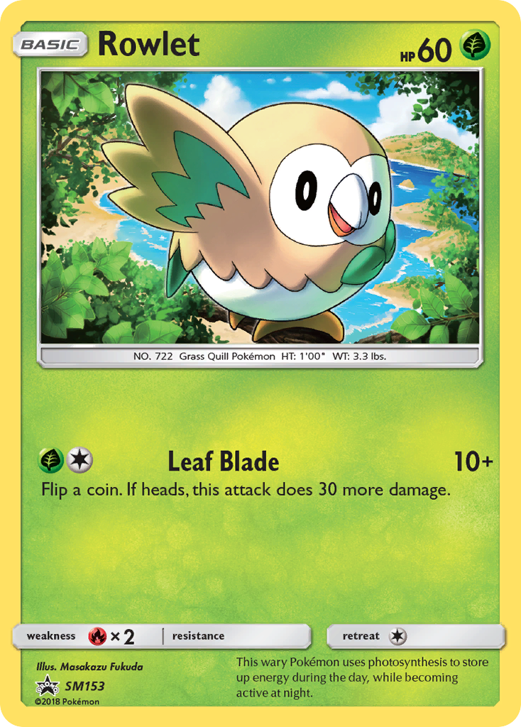 Rowlet (SM153) [Sun & Moon: Black Star Promos] | Arkham Games and Comics