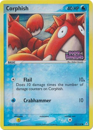 Corphish (63/110) (Stamped) [EX: Holon Phantoms] | Arkham Games and Comics