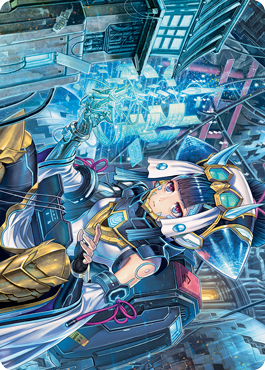 Covert Technician Art Card [Kamigawa: Neon Dynasty Art Series] | Arkham Games and Comics