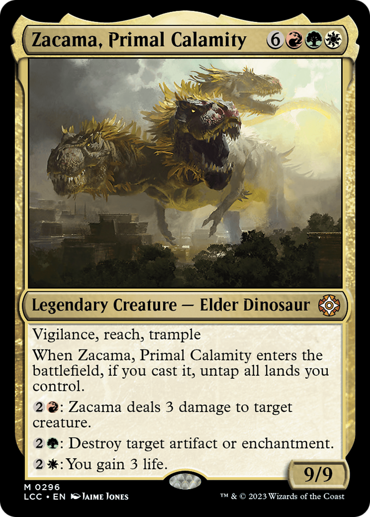 Zacama, Primal Calamity [The Lost Caverns of Ixalan Commander] | Arkham Games and Comics