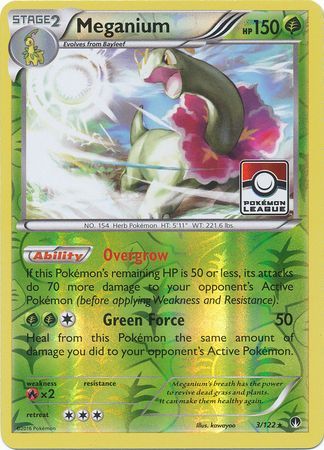 Meganium (3/122) (League Promo) [XY: BREAKpoint] | Arkham Games and Comics