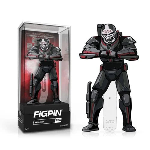 Star Wars: The Bad Batch Wrecker FiGPiN Classic 3-Inch Enamel Pin | Arkham Games and Comics