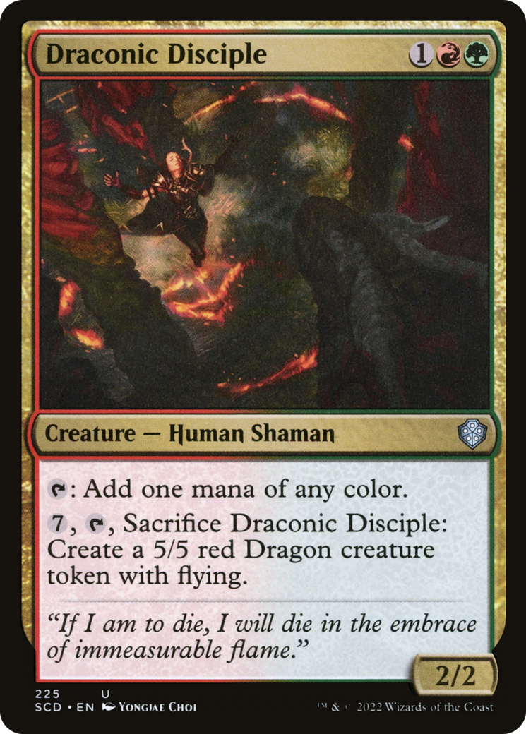 Draconic Disciple [Starter Commander Decks] | Arkham Games and Comics