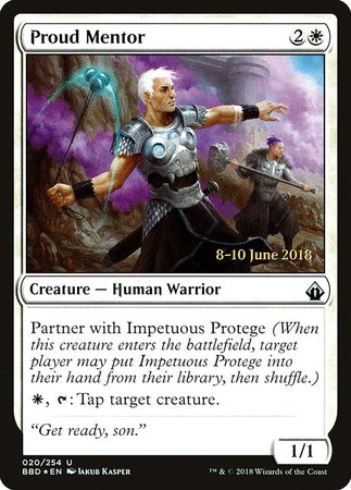 Proud Mentor [Battlebond Promos] | Arkham Games and Comics