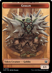 Goblin // Eldrazi Double-Sided Token [March of the Machine Commander Tokens] | Arkham Games and Comics