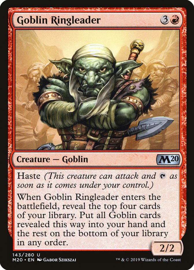 Goblin Ringleader [Core Set 2020] | Arkham Games and Comics