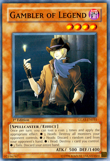 Gambler of Legend [GLAS-EN031] Common | Arkham Games and Comics