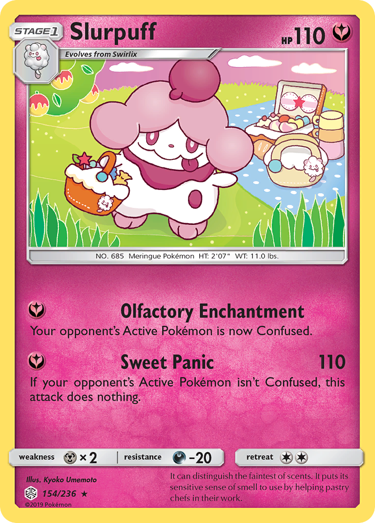 Slurpuff (154/236) [Sun & Moon: Cosmic Eclipse] | Arkham Games and Comics