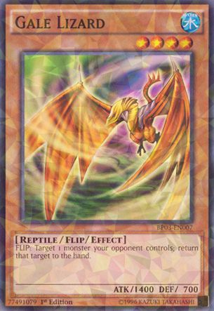 Gale Lizard [BP03-EN007] Shatterfoil Rare | Arkham Games and Comics