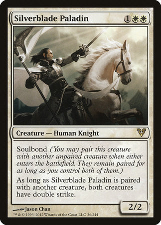 Silverblade Paladin [Avacyn Restored] | Arkham Games and Comics