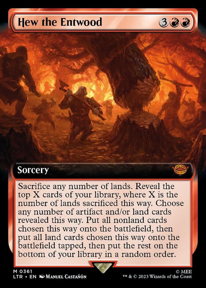 Hew the Entwood (Extended Art) [The Lord of the Rings: Tales of Middle-Earth] | Arkham Games and Comics