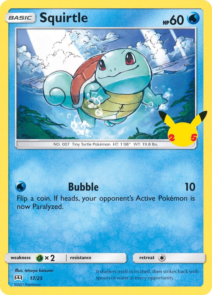 Squirtle (17/25) [McDonald's 25th Anniversary] | Arkham Games and Comics