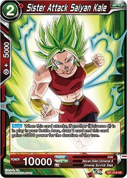 Sister Attack Saiyan Kale [TB1-016] | Arkham Games and Comics