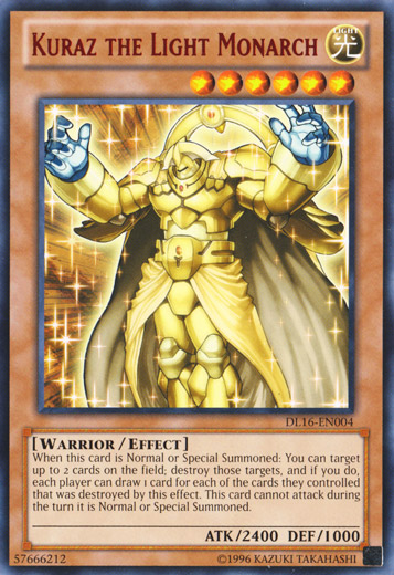 Kuraz the Light Monarch (Red) [DL16-EN004] Rare | Arkham Games and Comics