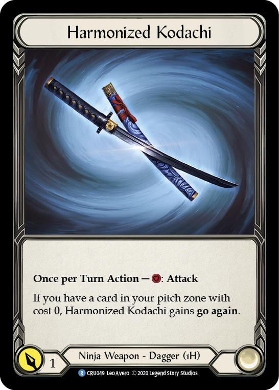 Harmonized Kodachi [CRU049] (Crucible of War)  1st Edition Normal | Arkham Games and Comics