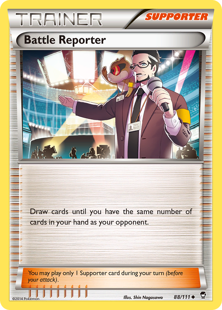 Battle Reporter (88/111) [XY: Furious Fists] | Arkham Games and Comics