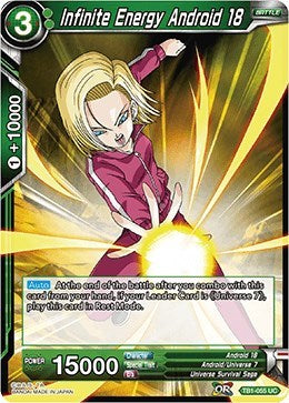 Infinite Energy Android 18 [TB1-055] | Arkham Games and Comics