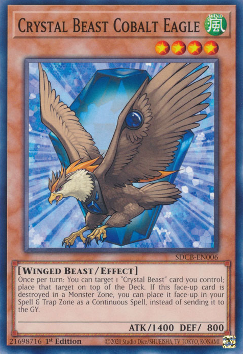 Crystal Beast Cobalt Eagle [SDCB-EN006] Common | Arkham Games and Comics