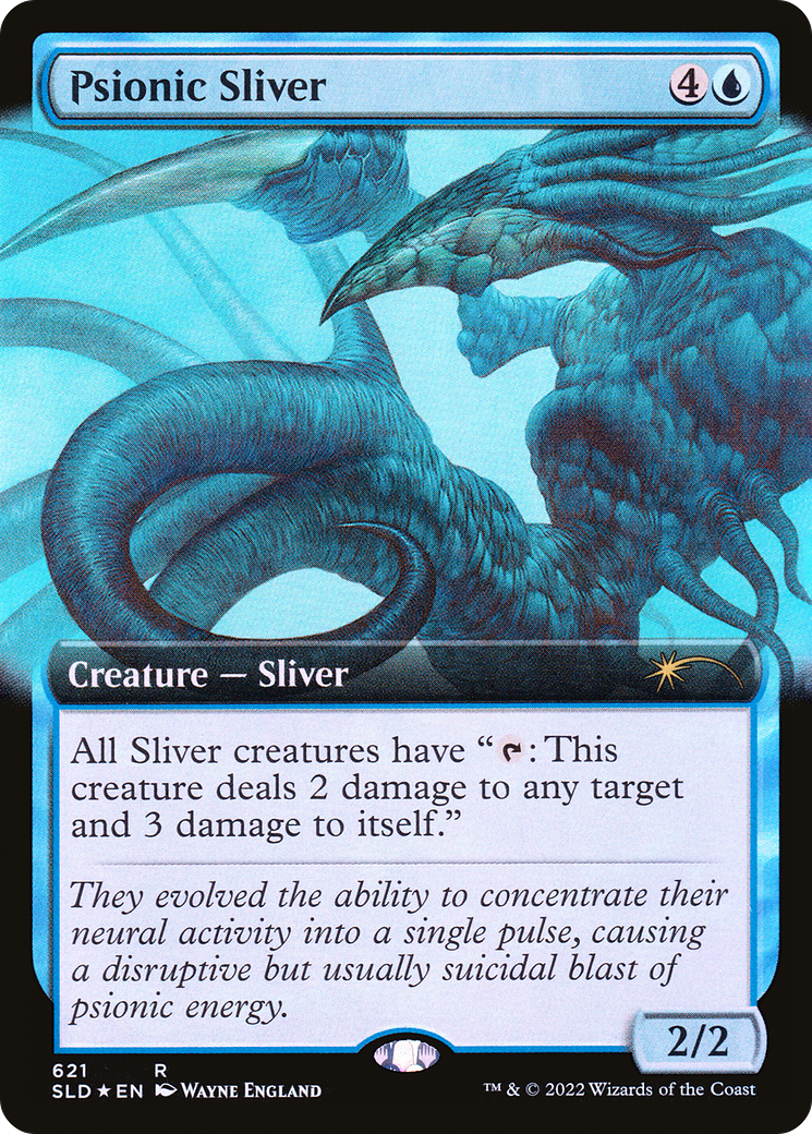 Psionic Sliver (Extended Art) [Secret Lair Drop Promos] | Arkham Games and Comics