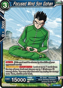 Focused Mind Son Gohan [TB1-029] | Arkham Games and Comics