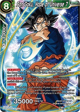 Son Goku, Hope of Universe 7 [TB1-052] | Arkham Games and Comics