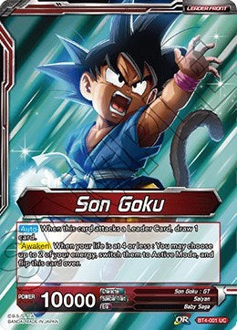 Son Goku // Energy Burst Son Goku [BT4-001] | Arkham Games and Comics