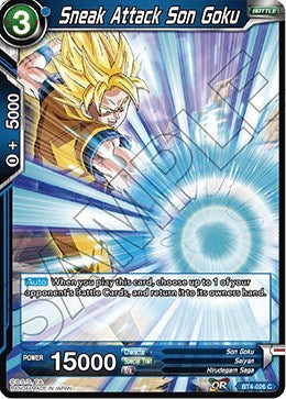 Sneak Attack Son Goku [BT4-026] | Arkham Games and Comics