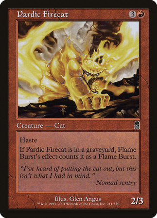 Pardic Firecat [Odyssey] | Arkham Games and Comics
