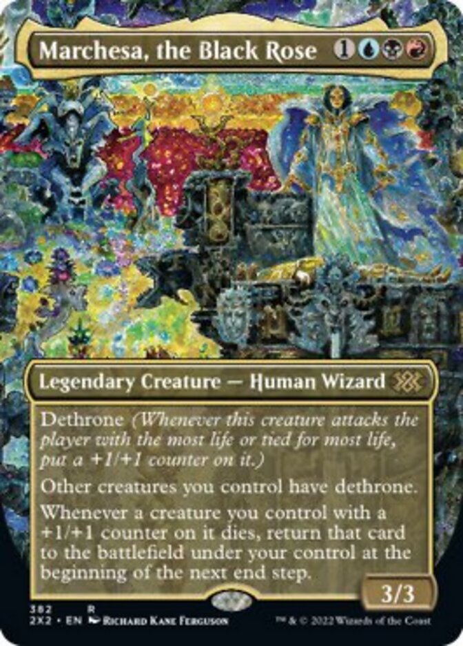 Marchesa, the Black Rose (Borderless Alternate Art) [Double Masters 2022] | Arkham Games and Comics