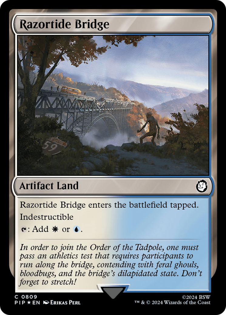 Razortide Bridge (Surge Foil) [Fallout] | Arkham Games and Comics