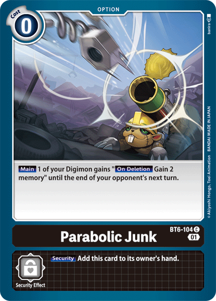 Parabolic Junk [BT6-104] [Double Diamond] | Arkham Games and Comics