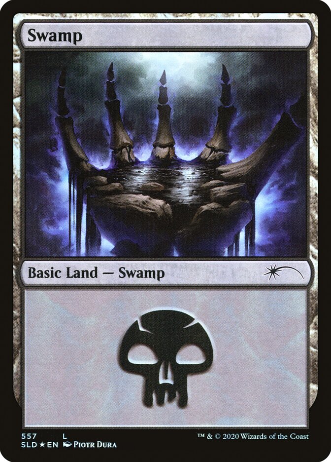 Swamp (Discarding) (557) [Secret Lair Drop Promos] | Arkham Games and Comics