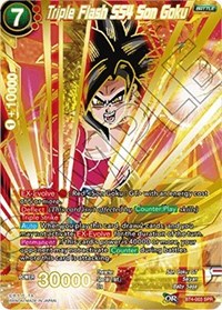 Triple Flash SS4 Son Goku (SPR) [BT4-003] | Arkham Games and Comics