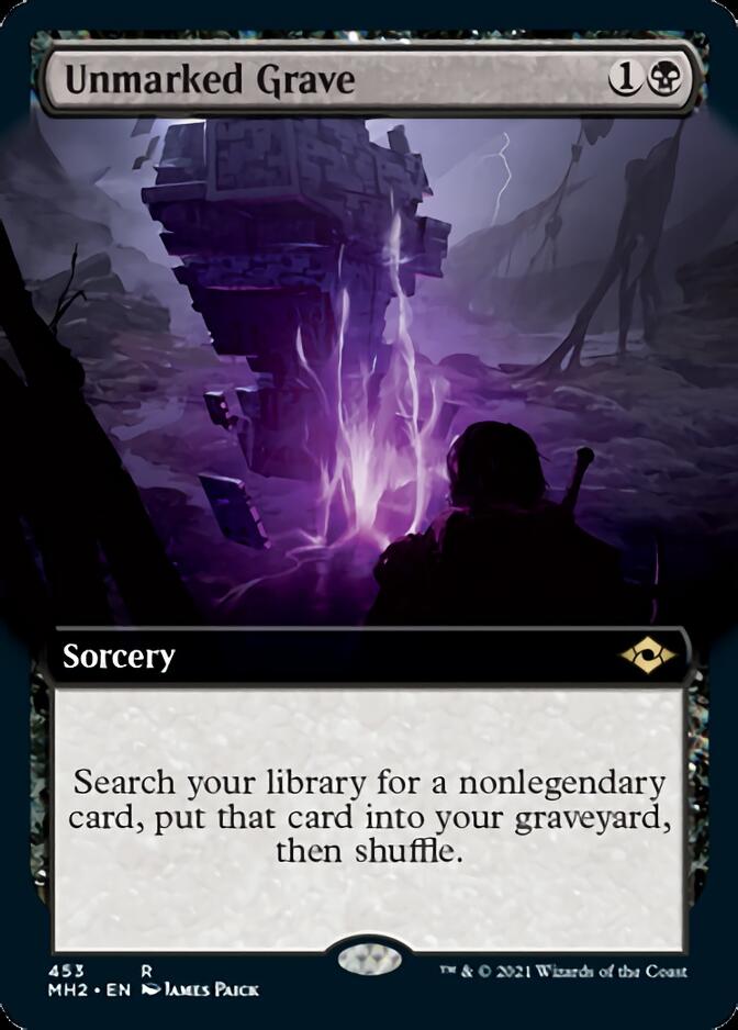 Unmarked Grave (Extended Art) [Modern Horizons 2] | Arkham Games and Comics